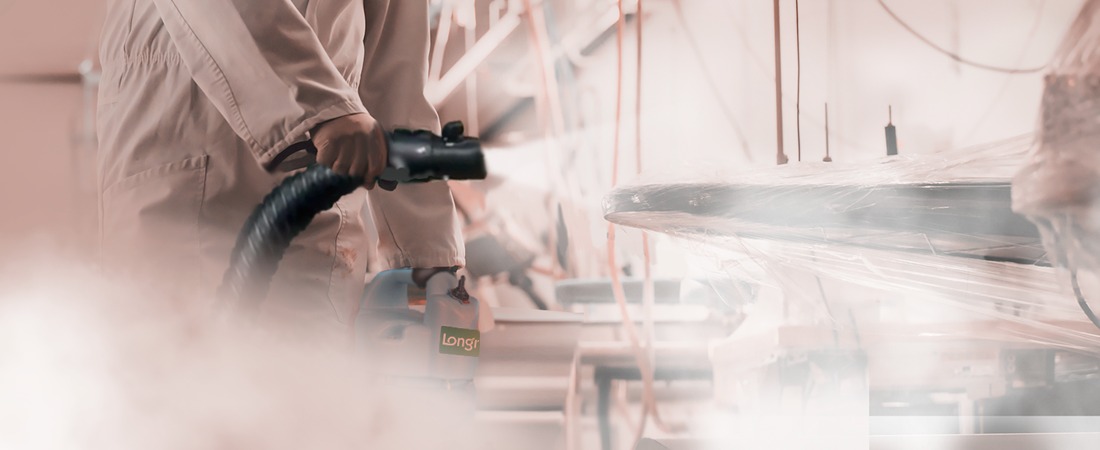 Fases de desinfección por nebulización JUVA